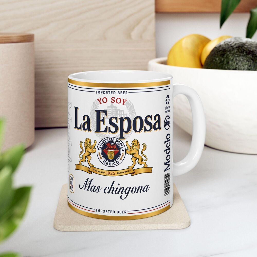Wife Gift Mug,Spanish Wife Coffee Cup,La Esposa Mas Chingona Mug,Coffee Cup Gift